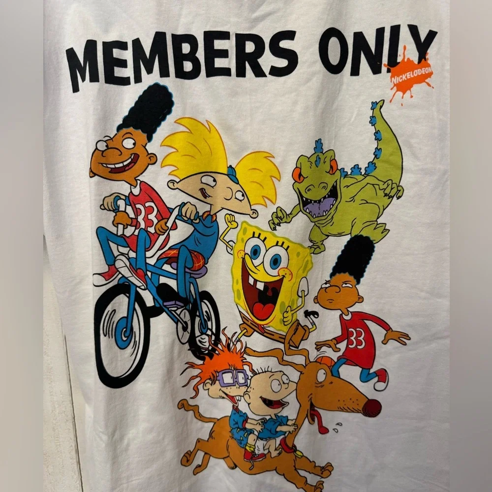 Members Only - Nickelodeon tshirt - All different characters. Sz. Med - Unisex - Picture 2 of 4